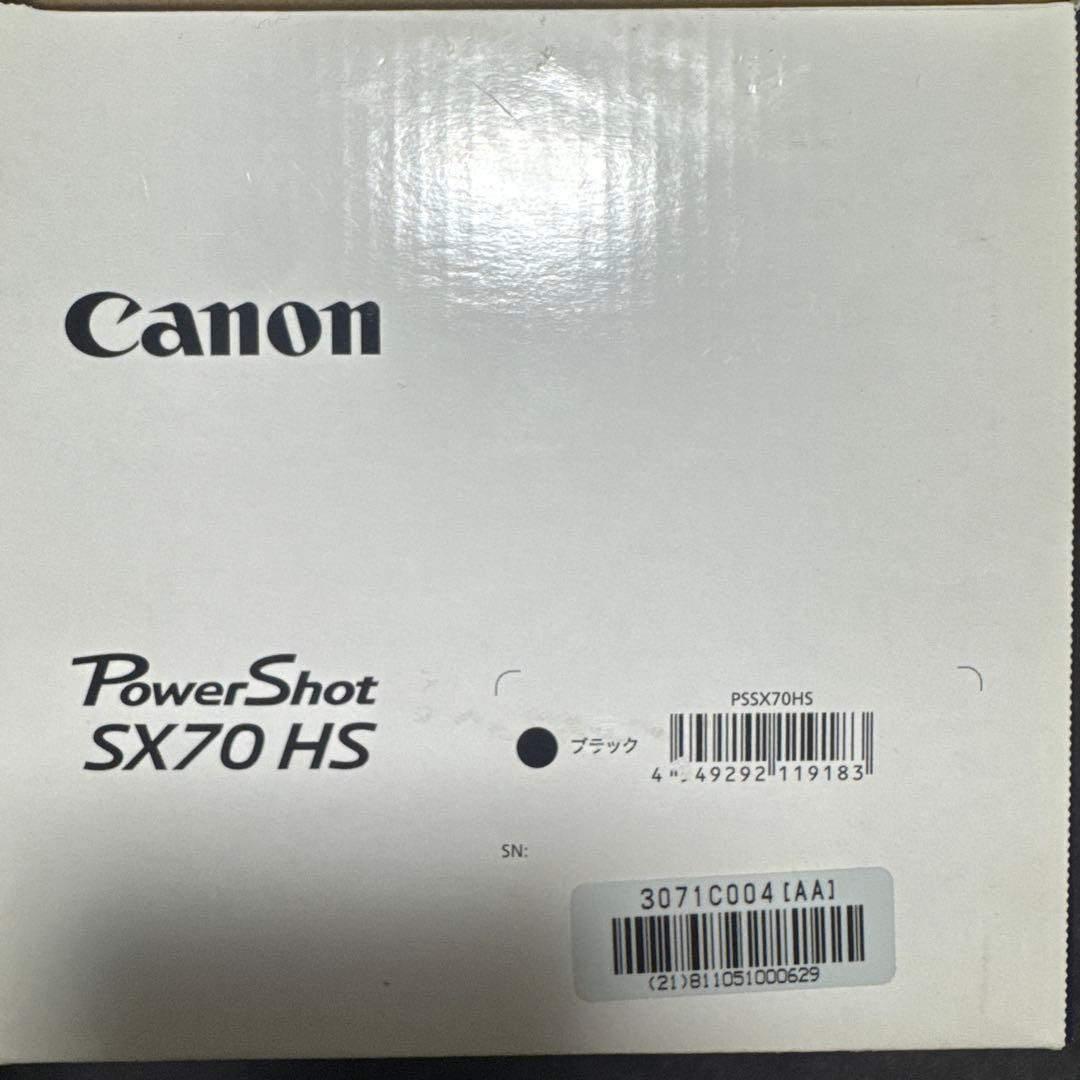 新品未使用　Canon PowerShot SX70 HS