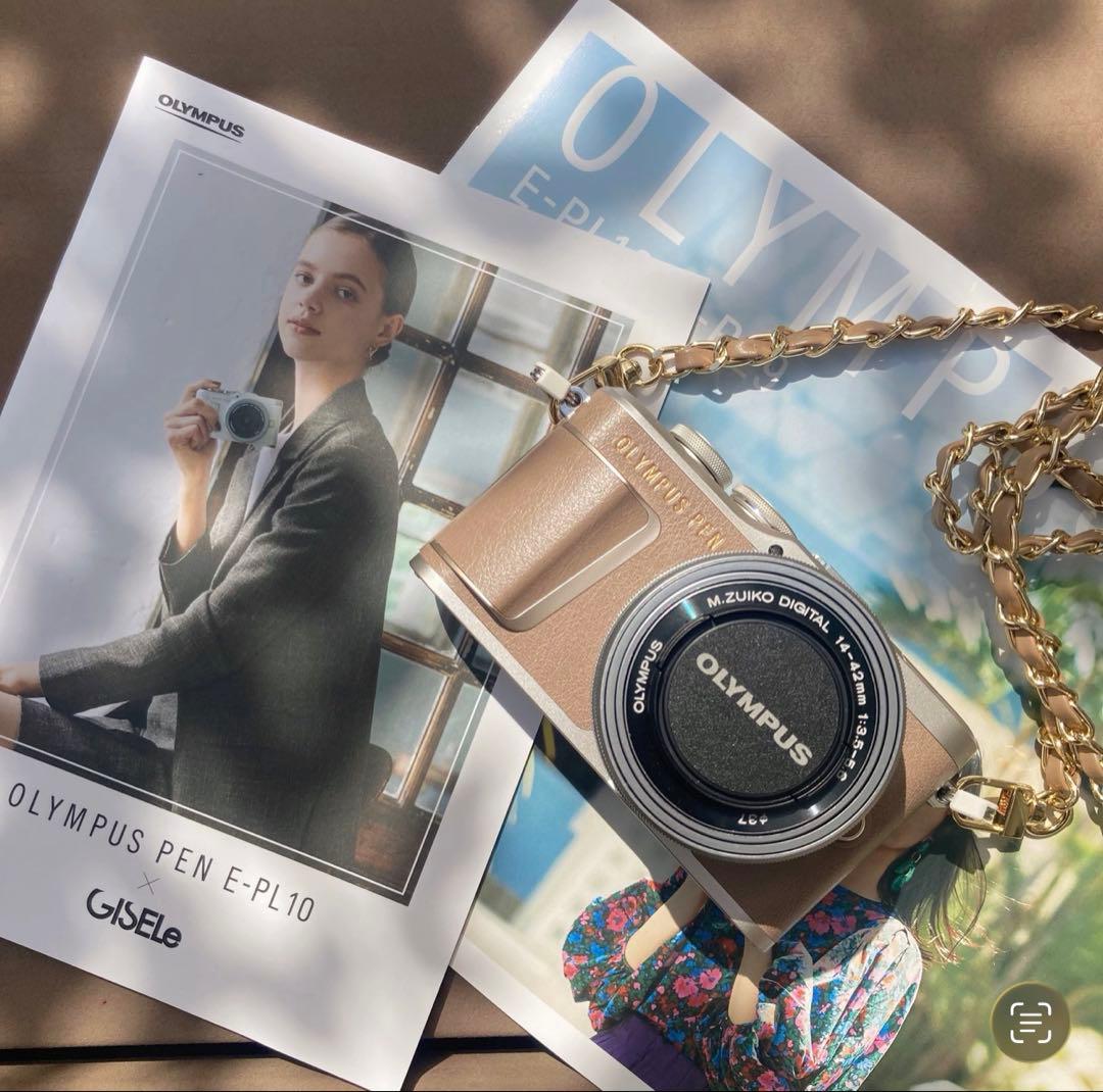 OLYMPUS PEN E-PL10 ダブルズームキット（ブラウン）