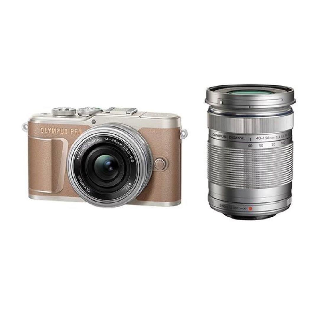 OLYMPUS PEN E-PL10 ダブルズームキット（ブラウン）
