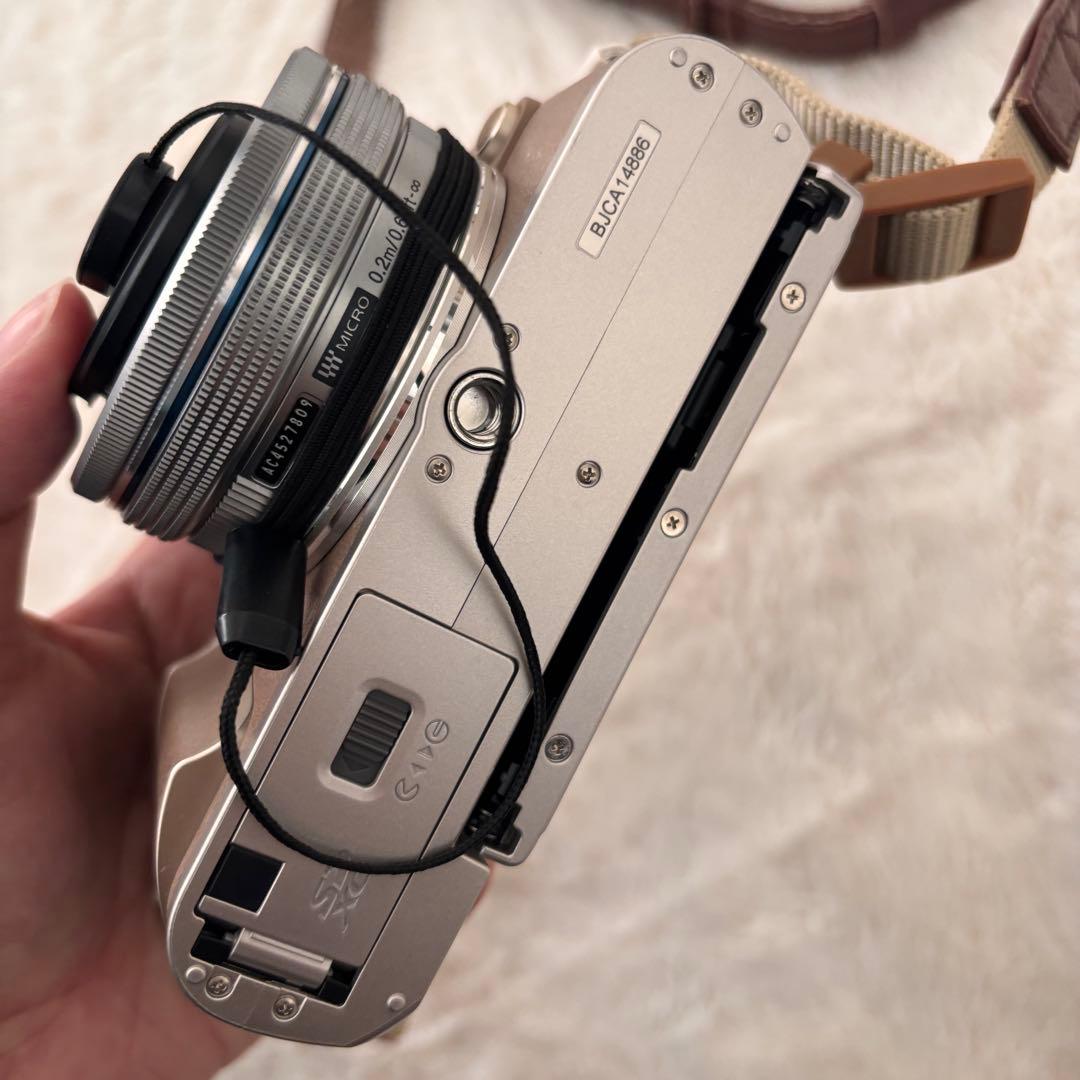 OLYMPUS PEN E-PL10 ダブルズームキット（ブラウン）