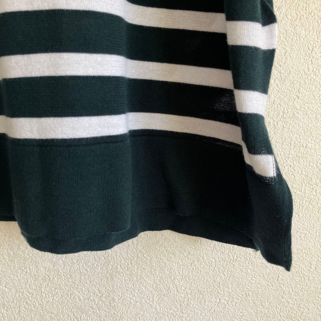 新品　john smedley SOLAオーバーサイズボーダー ニットポロ