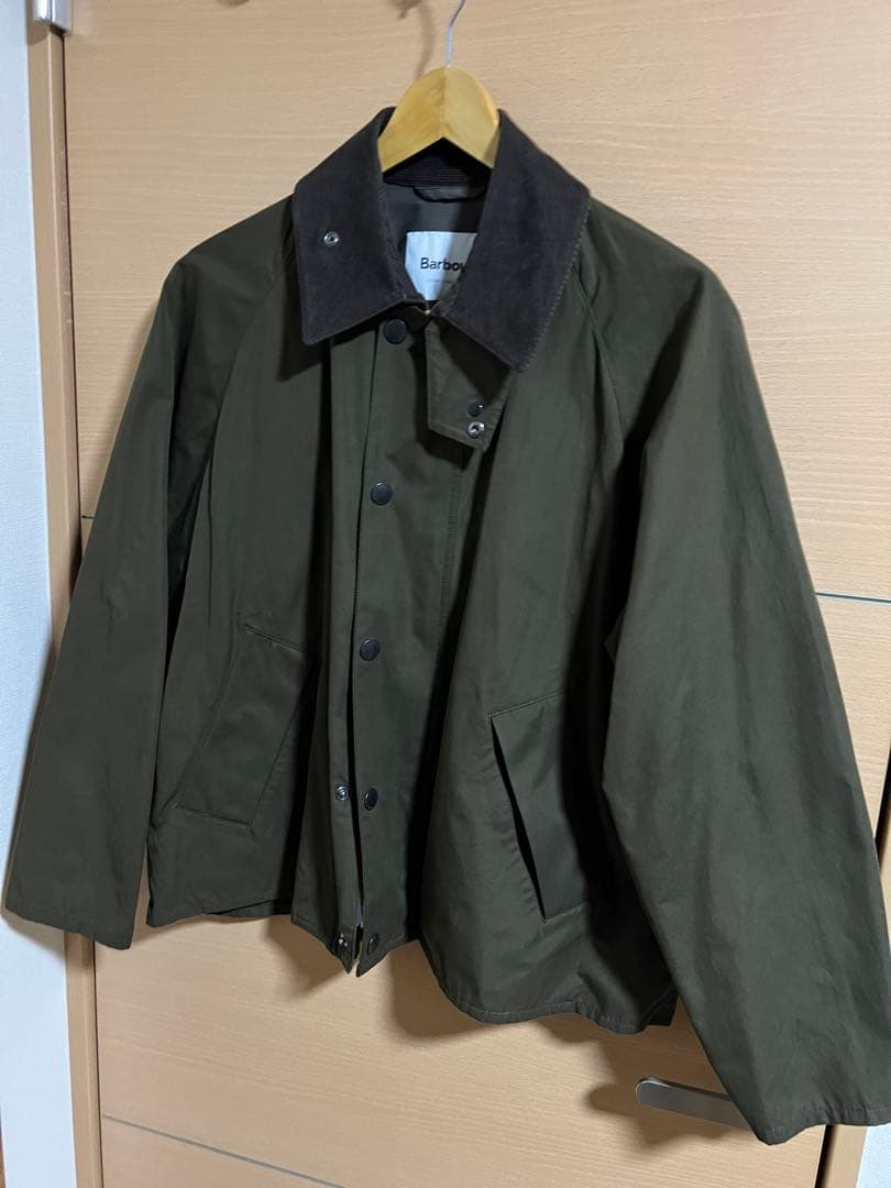 Barbour ノンオイル　ジャケット 短丈　36サイズ オリーブ
