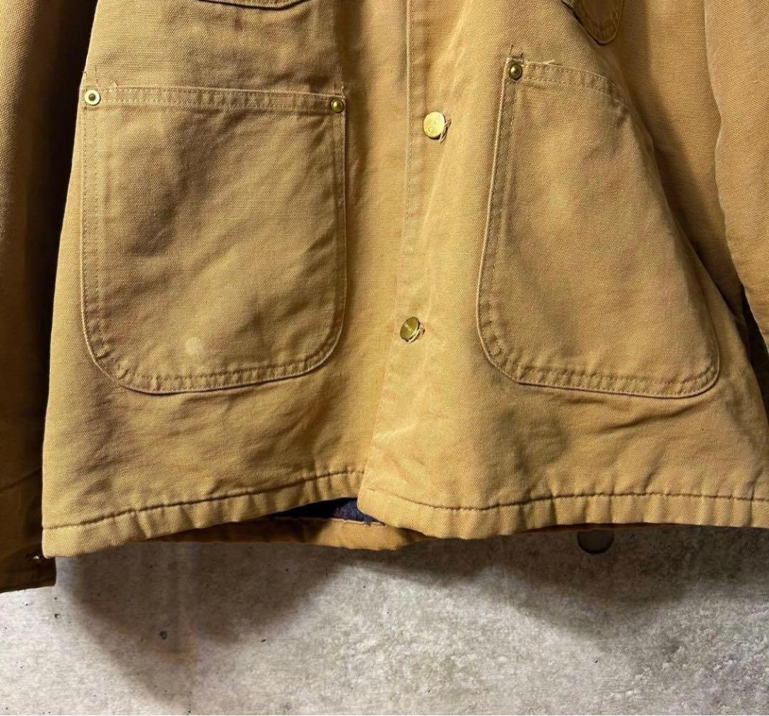 Y*6様 希少星タグUSA製Carhartt カーハート ミシガンチョアコート