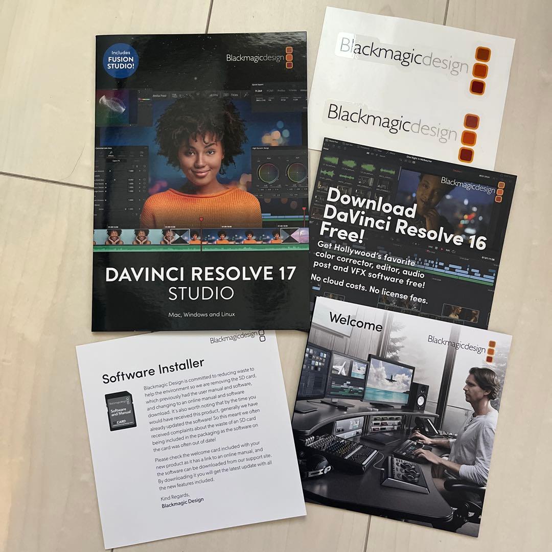 DaVinci Resolve Speed Editor(本体、箱付き)