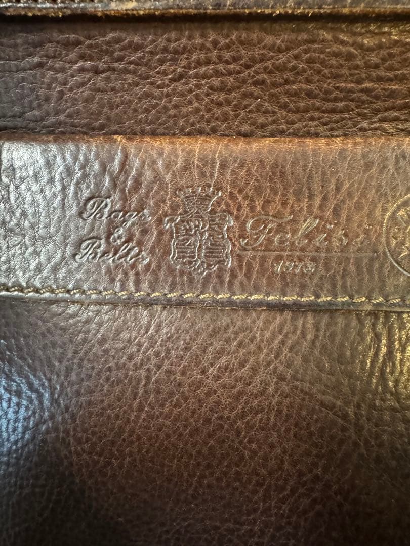 定番人気！フェリージ　8637/3 オールレザー　ブラウン