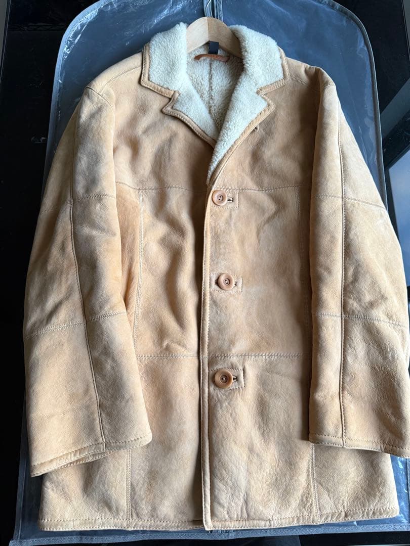 メンズ　BONZ ボンズ　羊革　ムートンコート