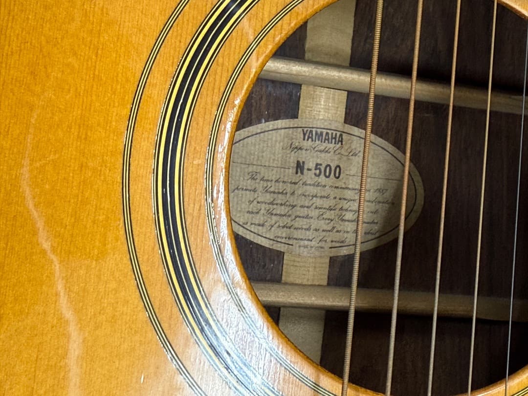 ま*と様 YAMAHA N-500 アコースティックギター 現状渡し