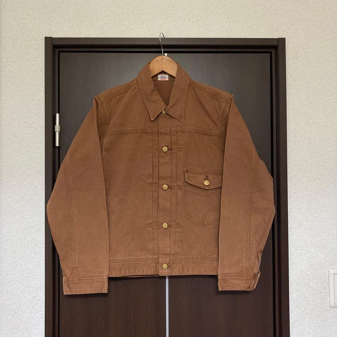 Lee 101-J デニムジャケット ブラウン 30s 復刻 M 美品