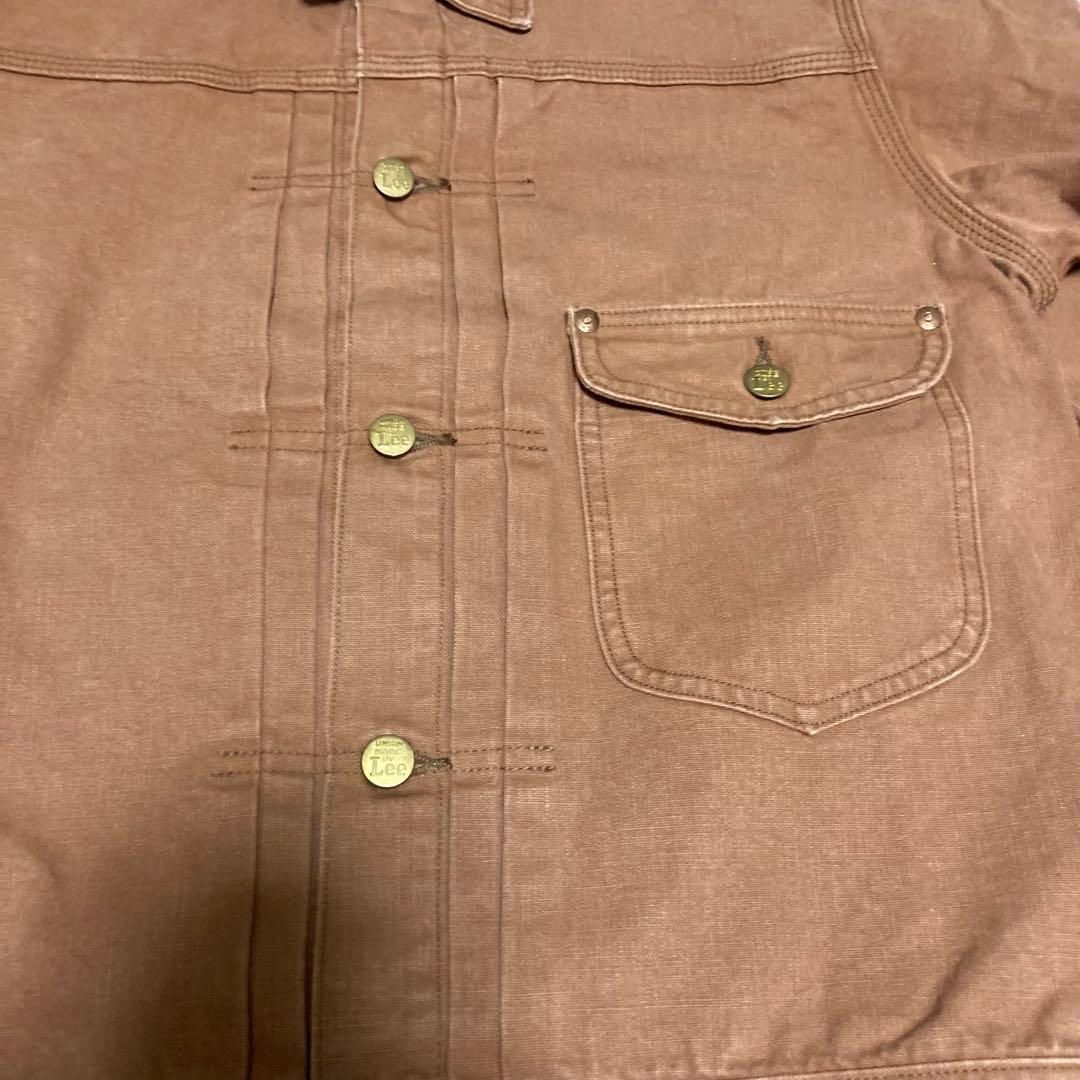 Lee 101-J デニムジャケット ブラウン 30s 復刻 M 美品