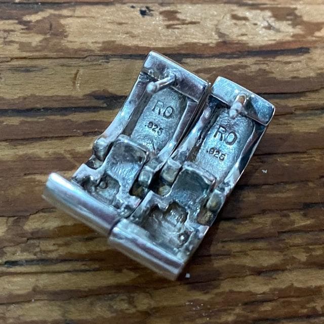 幻! 90s アンダーカバー × ロイヤルオーダー コラボ Uロゴ ピアス 両耳