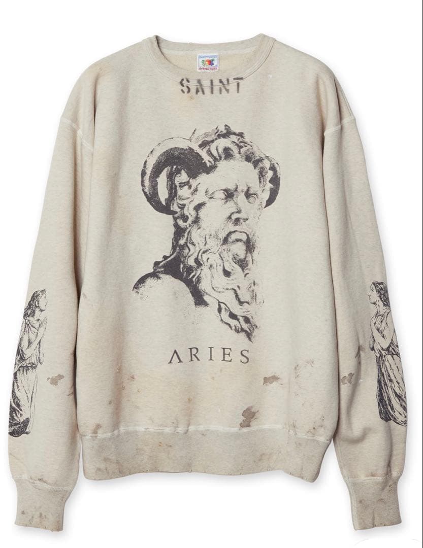 SAINT MICHEL アリーズ クルーネック スウェット　トレーナー　L