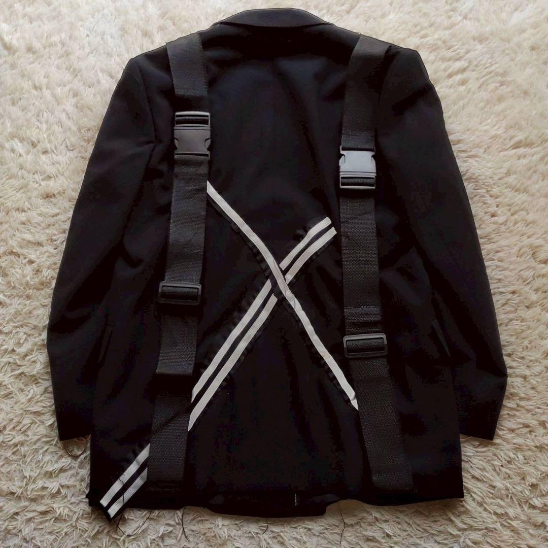 Original 再構築 刺子 デニム ジャージ ギミックテーラードジャケット