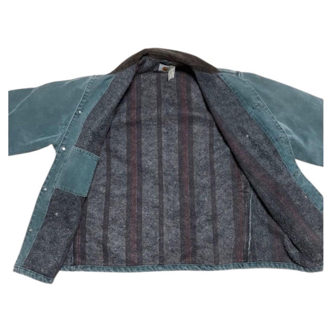 ハ*ト様 90s Carhartt チョアコート レアカラー USA製 モスグリ