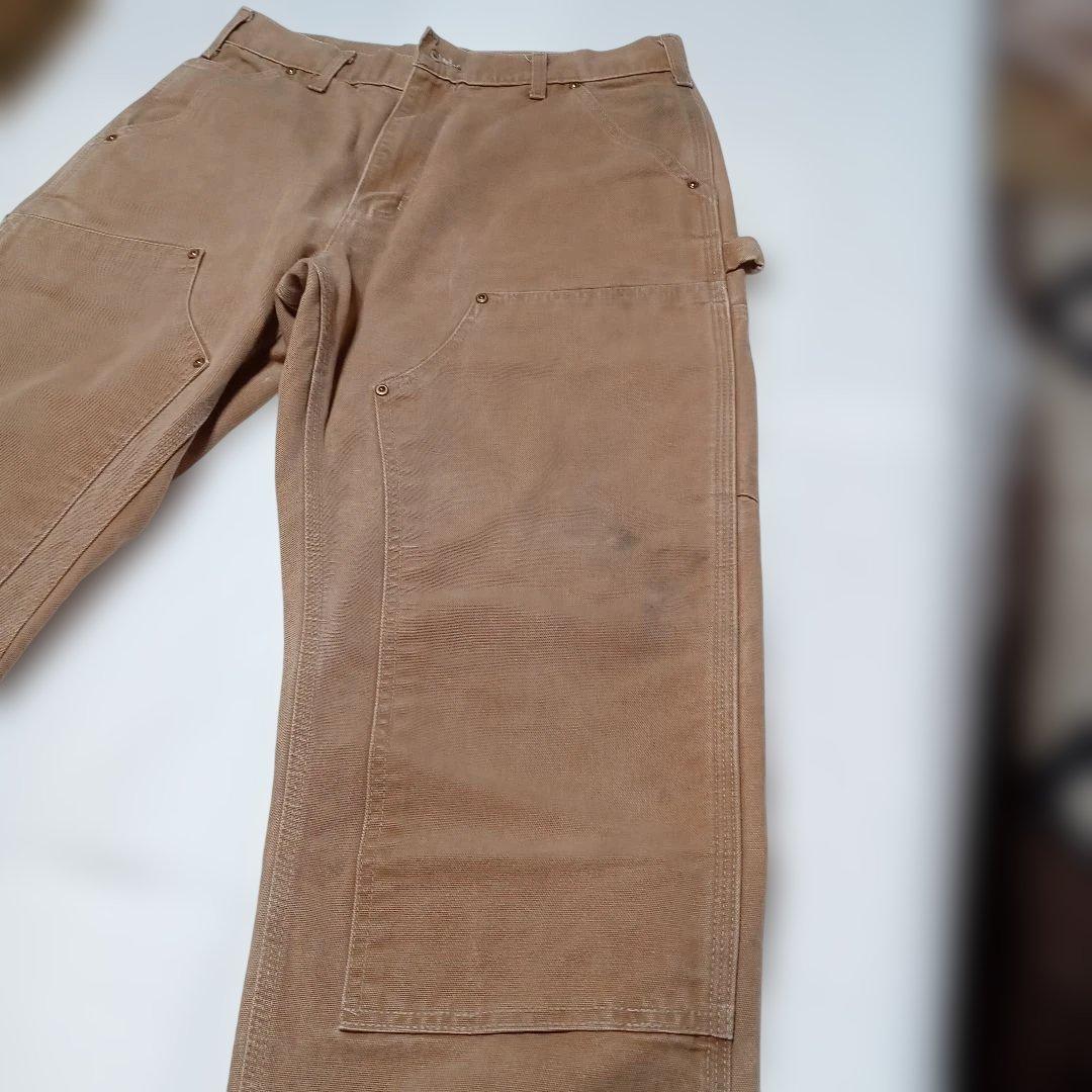 carhartt カーハートダブルニー　 90sUSA製 W34L30 ベージュ