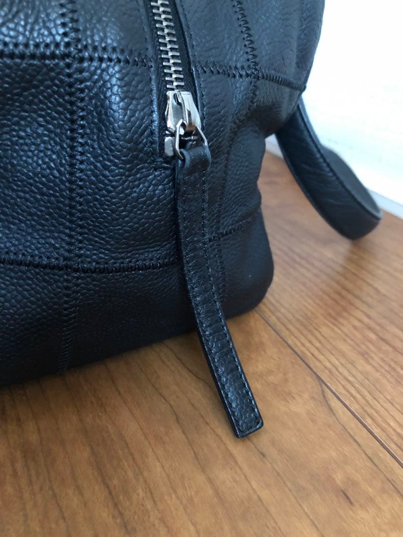 CHANELシャネル チョコバー ハンドバッグ キャビアスキン
