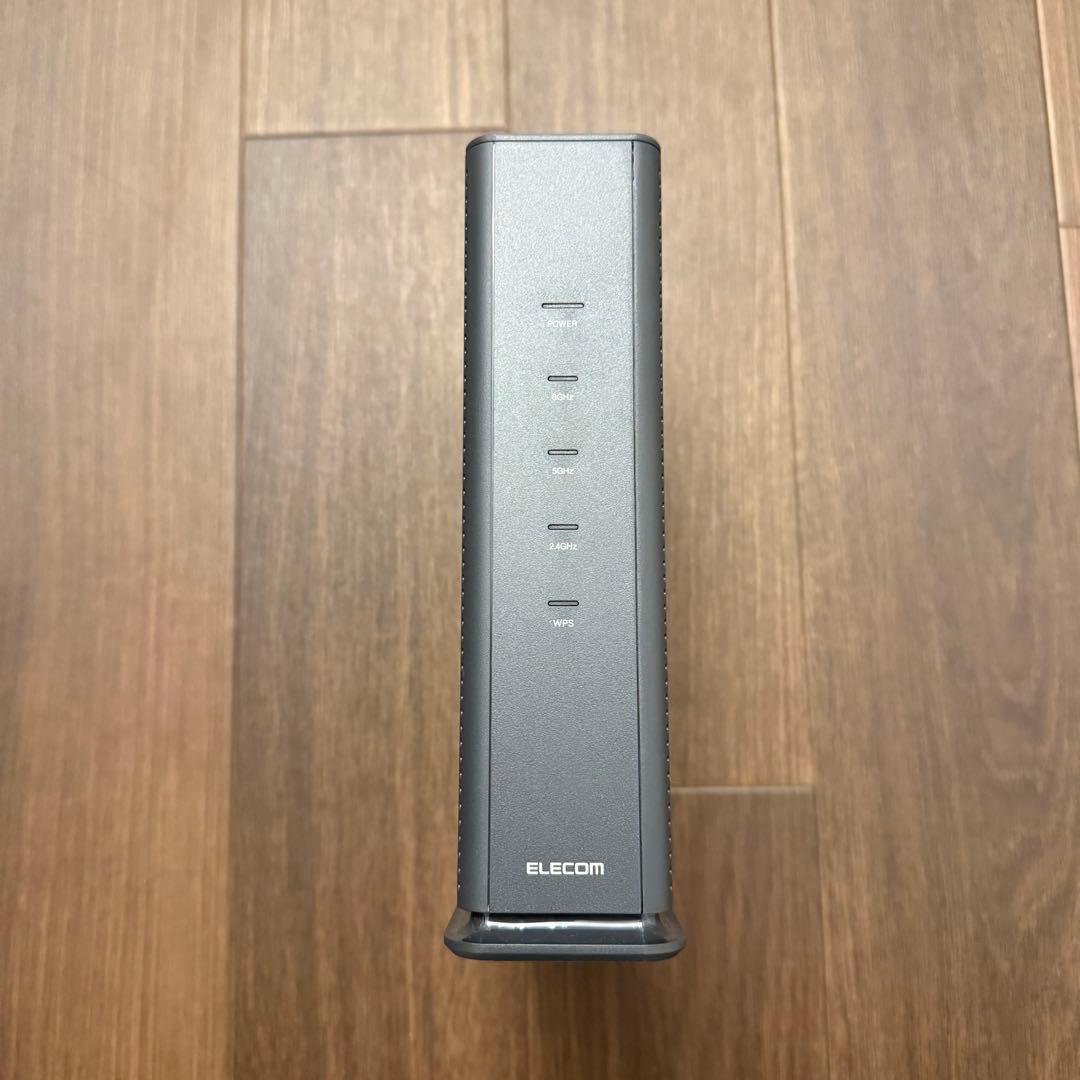 エレコム Wi-Fi 6Eルーター WRC-XE5400GS-G｜高速通信