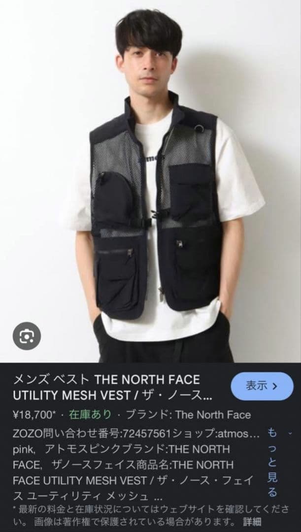 THE NORTH FACE メッシュベスト