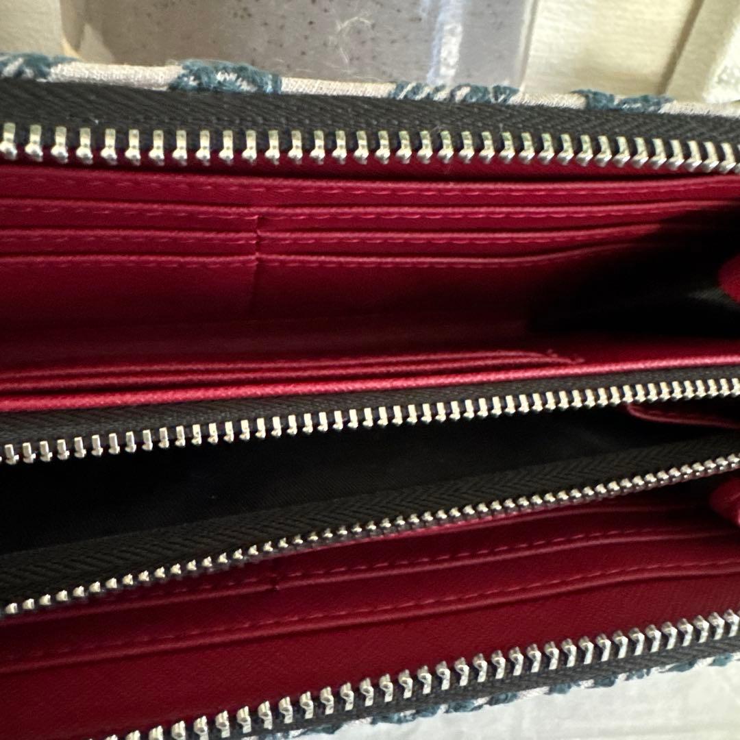 ミナペルホネン pomppia 長財布　ハンドメイド