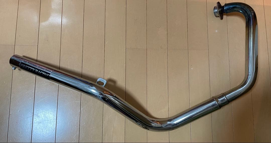 エイプ50 Pretty Racingプリティーレーシングストレートマフラー菅