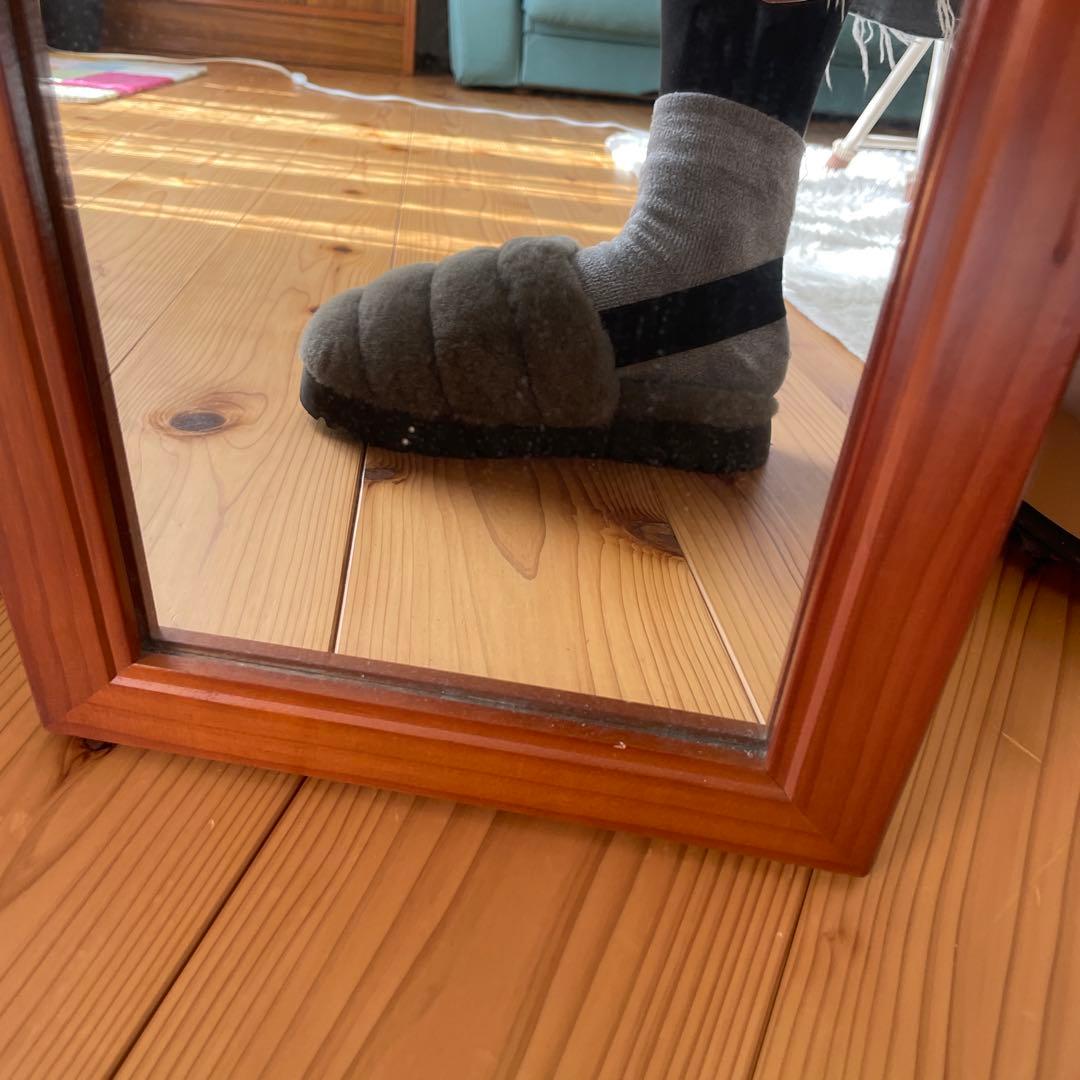 靴 UGG W Super Fluff Slipper JP 22