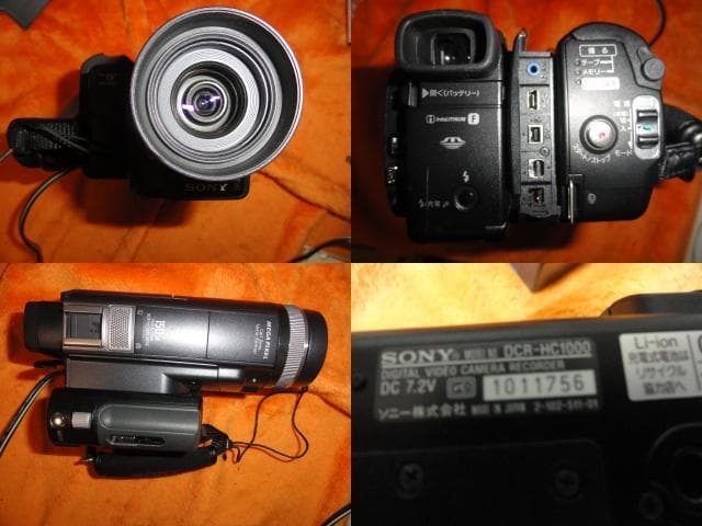 動作品◆miniDVカメラ◆SONY　HC１０００　付属品多数