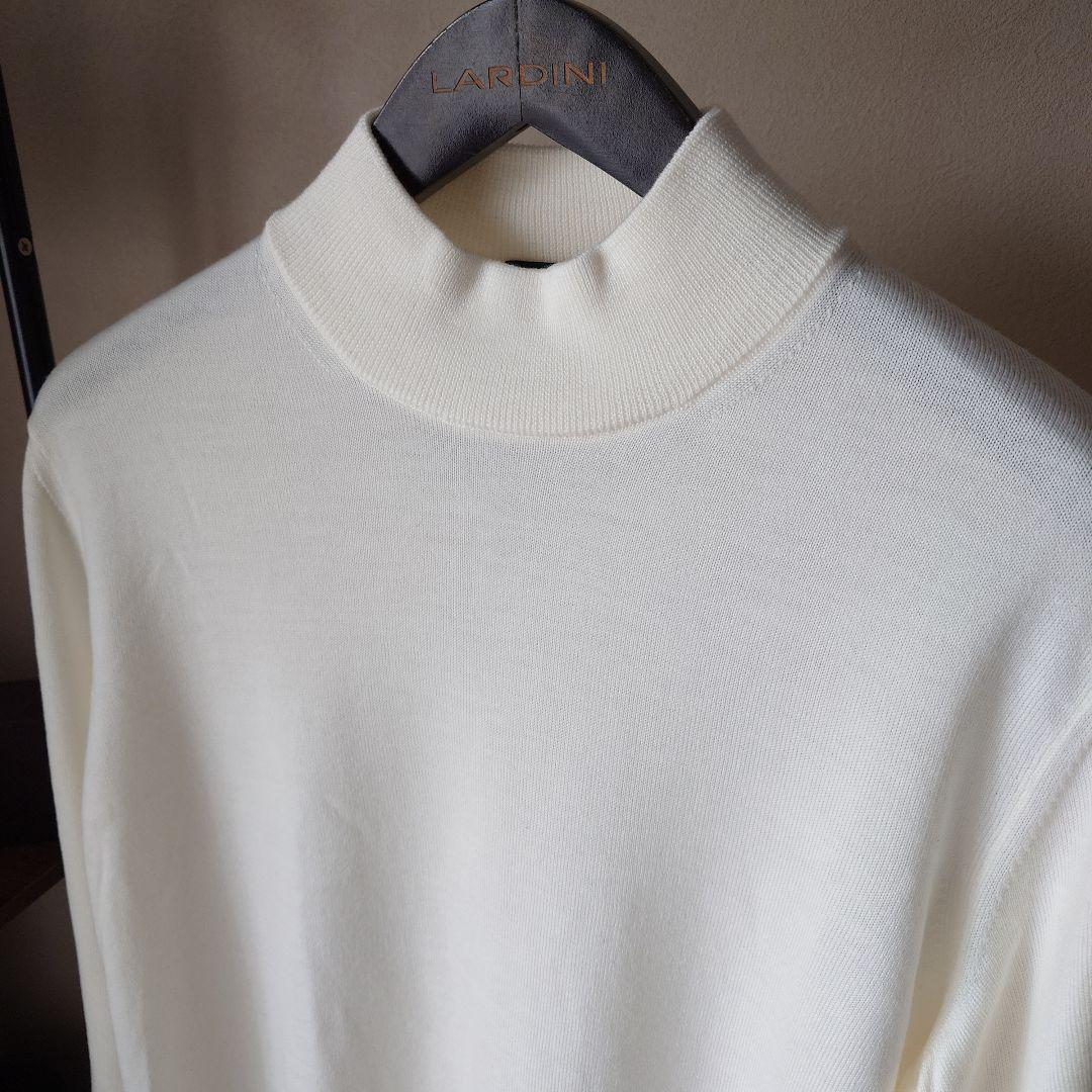 ZANONE 12Gメリノウールモックネックニット48 イタリア製