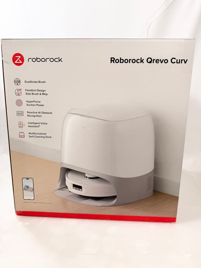 Roborock Qrevo Curv ロボロック　未使用品　ロボット掃除機