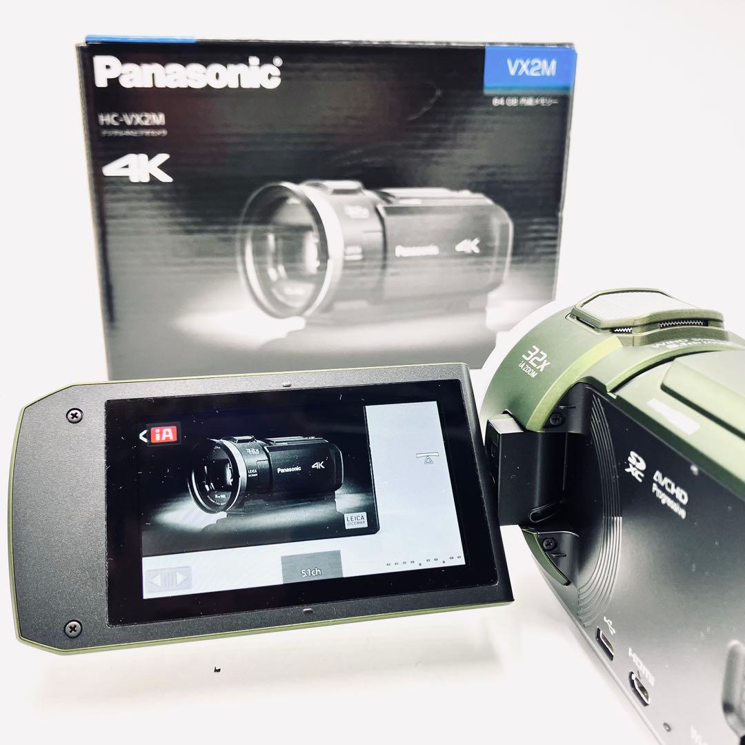 美品♪ Panasonic HC-VX2M-G グリーン