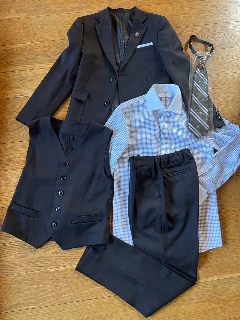 卒業式　男の子　スーツ 150　5点セット　入学式　発表会　子ども　スーツ