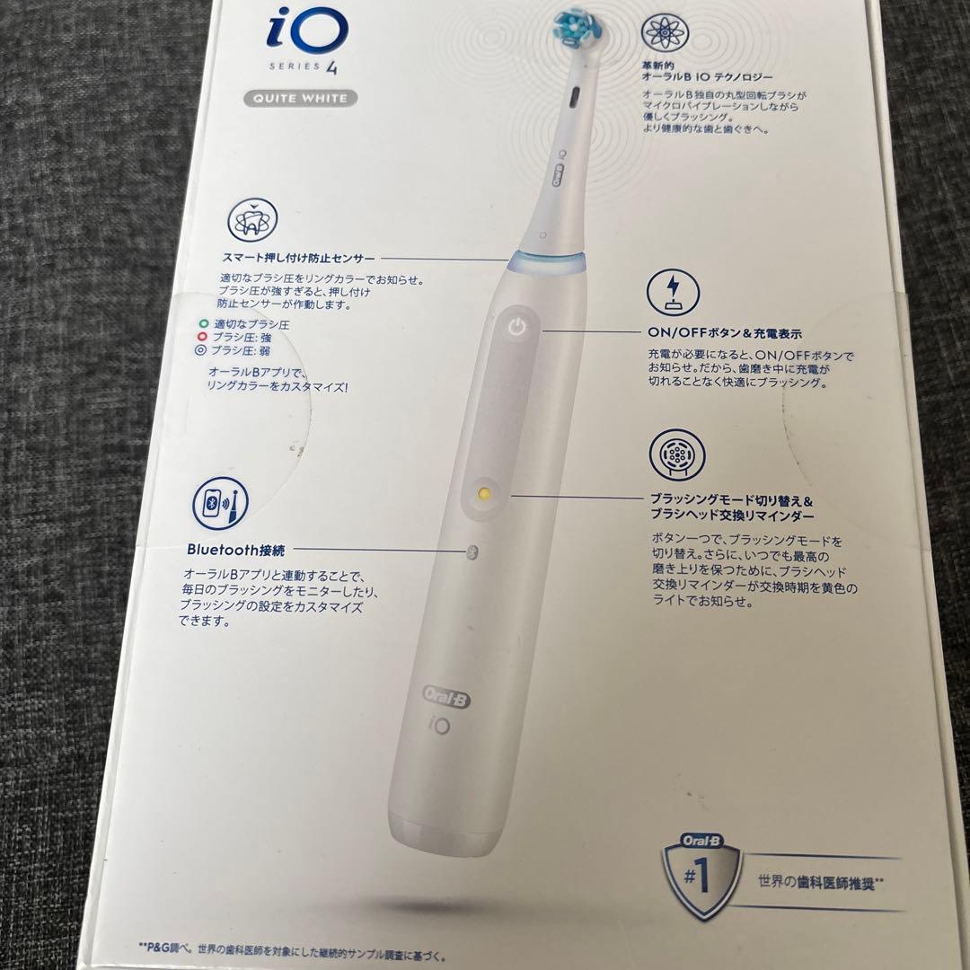 ブラウン 電動歯ブラシ iOシリーズ iO4 ホワイト iOG41A61KWT