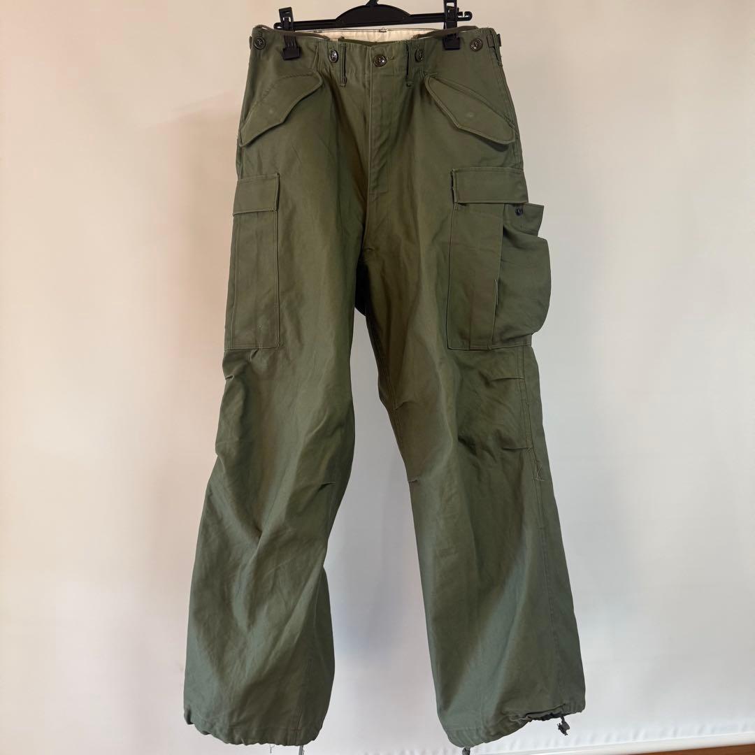 米軍　実物　m-51 TALON アルミジッパー　カーゴ　フィールドパンツ