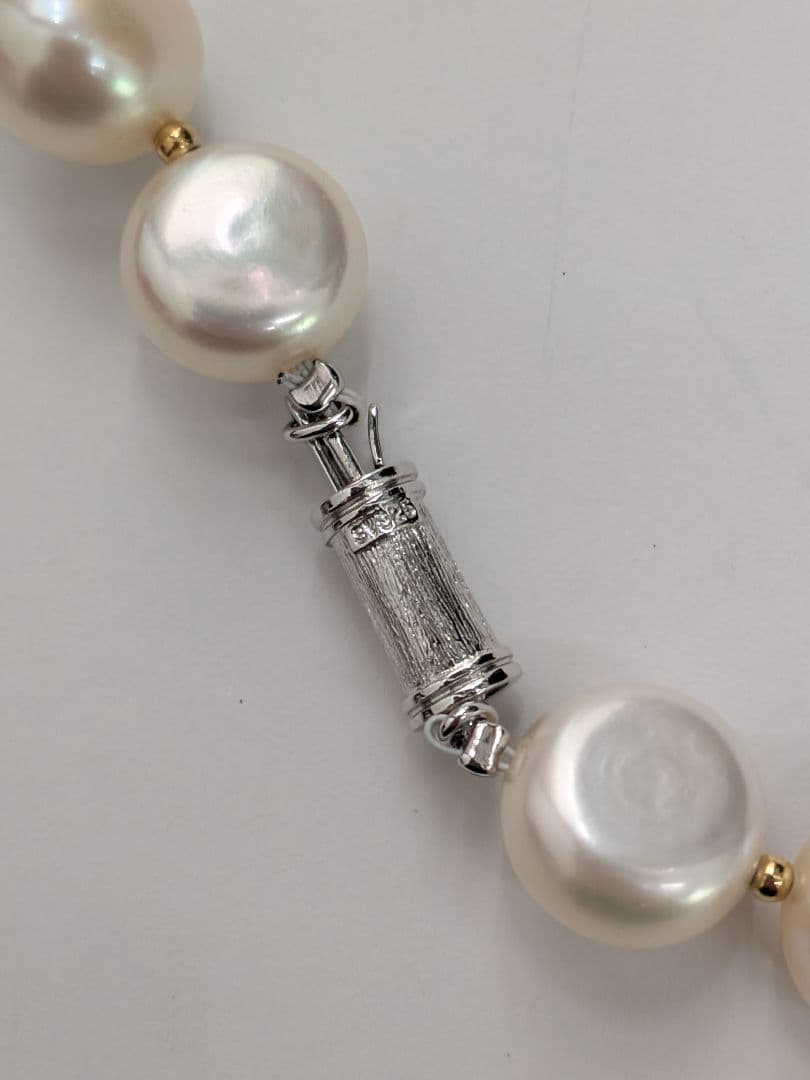 パール ネックレス SV925 マベパール アクセサリー 真珠