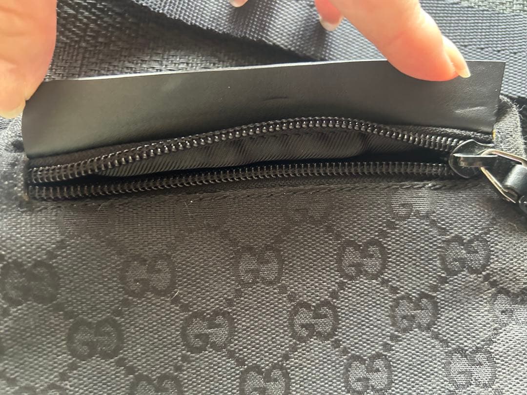 KT　GUCCI ボディバッグ・ウエストポーチ ブラック