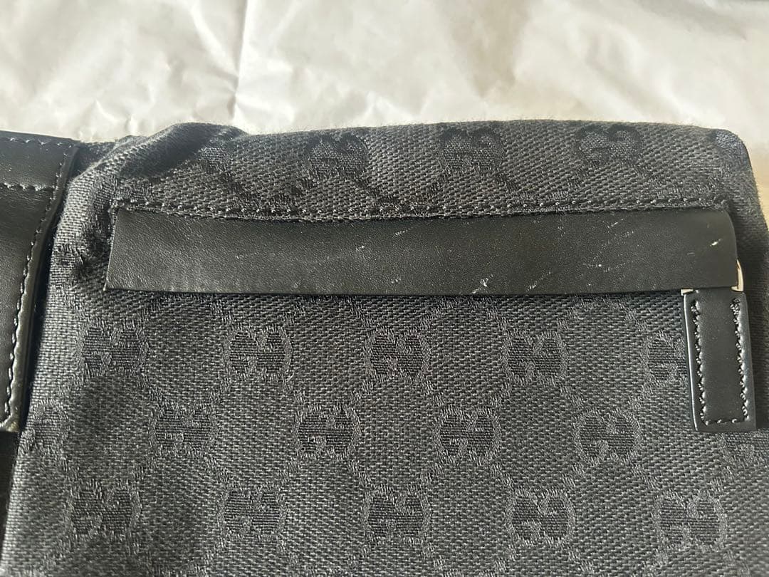 KT　GUCCI ボディバッグ・ウエストポーチ ブラック