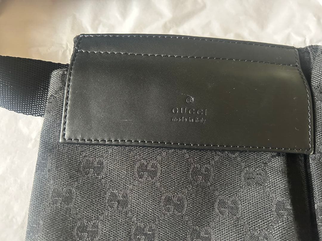 KT　GUCCI ボディバッグ・ウエストポーチ ブラック