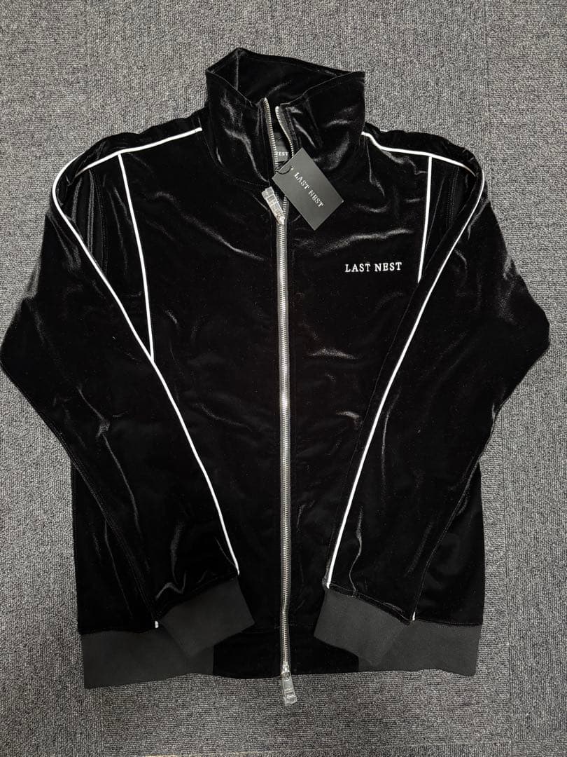 last nest ベロア ジャージ ブラック