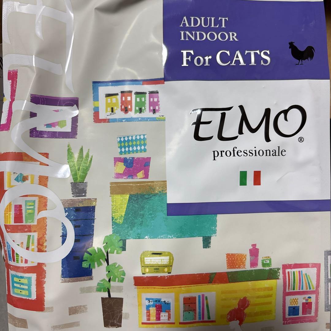 9.6kg ELMO 成猫用室内ドライキャットフード