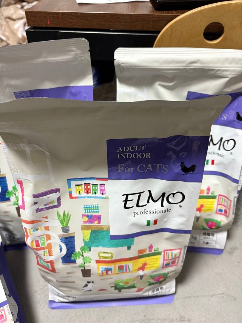 9.6kg ELMO 成猫用室内ドライキャットフード