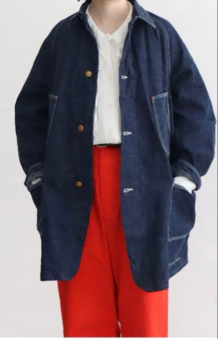 or Slow オアスロウ　デニムカバーオール　インディゴ