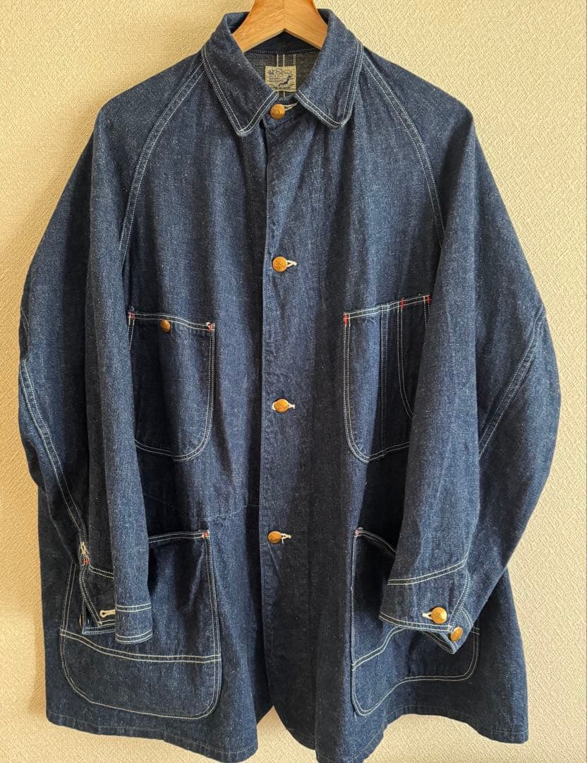 or Slow オアスロウ　デニムカバーオール　インディゴ