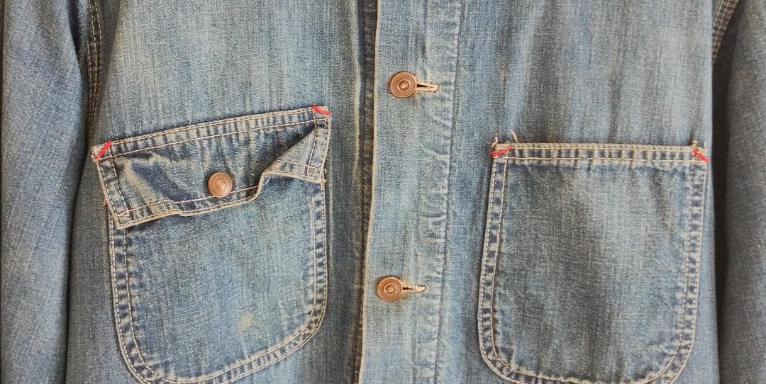 g*t様 USED　60s Sears デニムカバーオール 裏地付 S vint