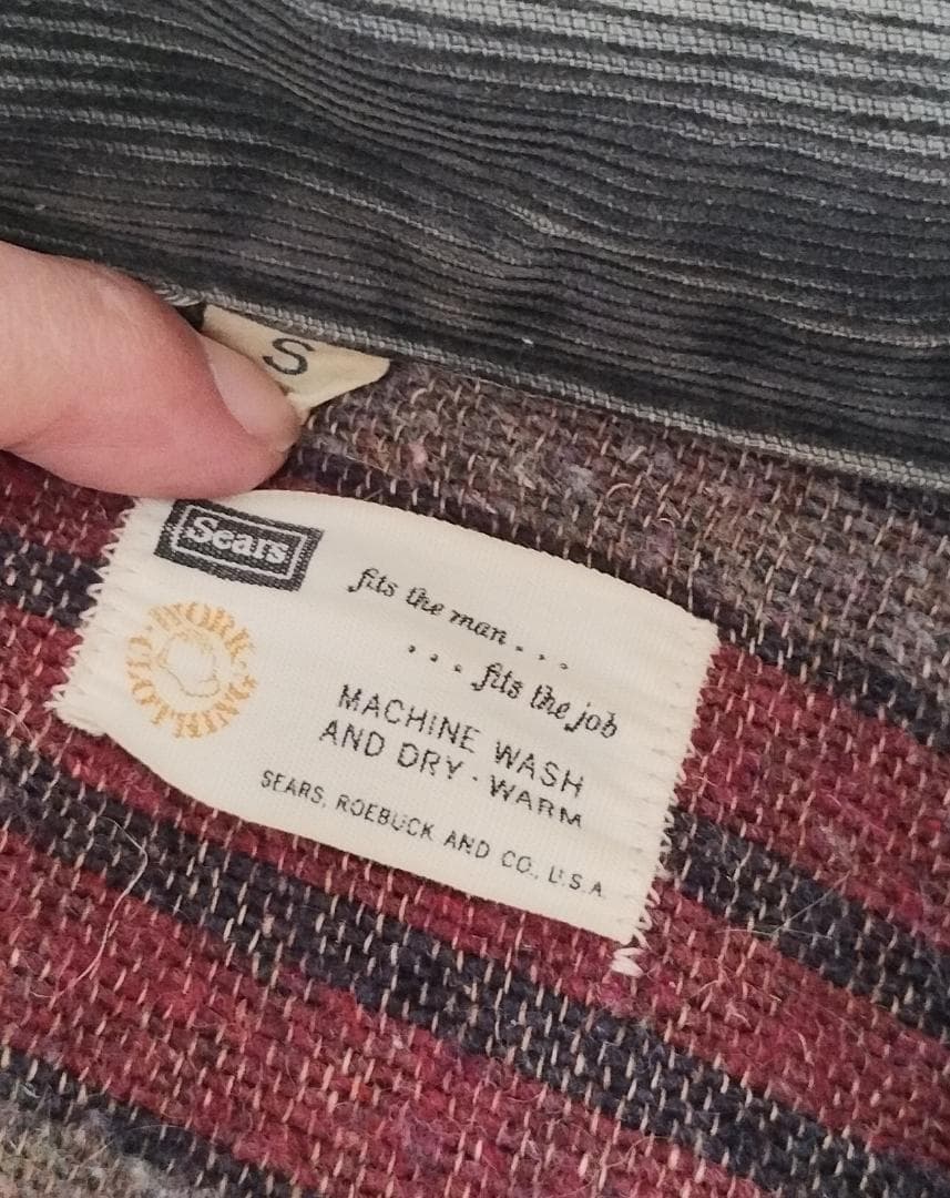 g*t様 USED　60s Sears デニムカバーオール 裏地付 S vint