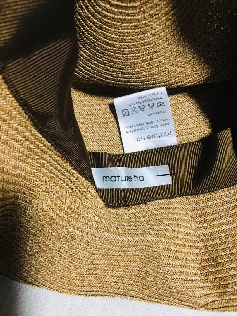 mature ha. マチュアーハ BOXED HAT101 11cm