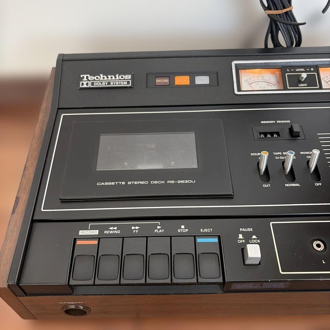 Technics テクニクス RS-263DU カセットステレオデッキ 稼働品