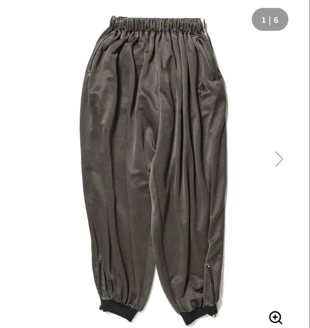 【doublet】トラックパンツ FADED BLACK TRACK PANTS