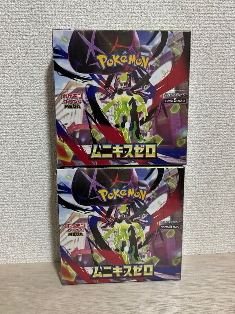 ポケモンカードゲーム　mega ムニキスゼロ　シュリンク付き　2box