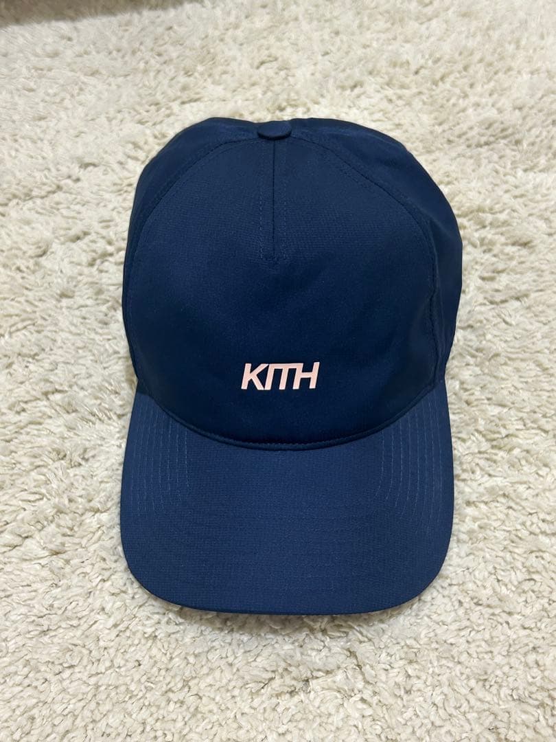 KITH adidas コラボ キャップ ネイビー