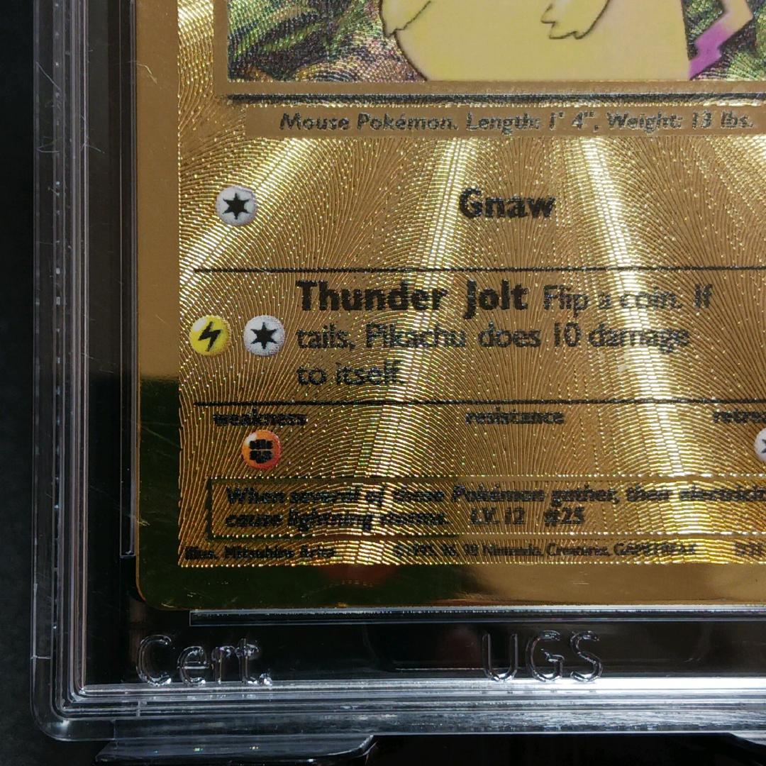 【UGS8.5・正規品】ポケモン25th ピカチュウ メタルカード 英語