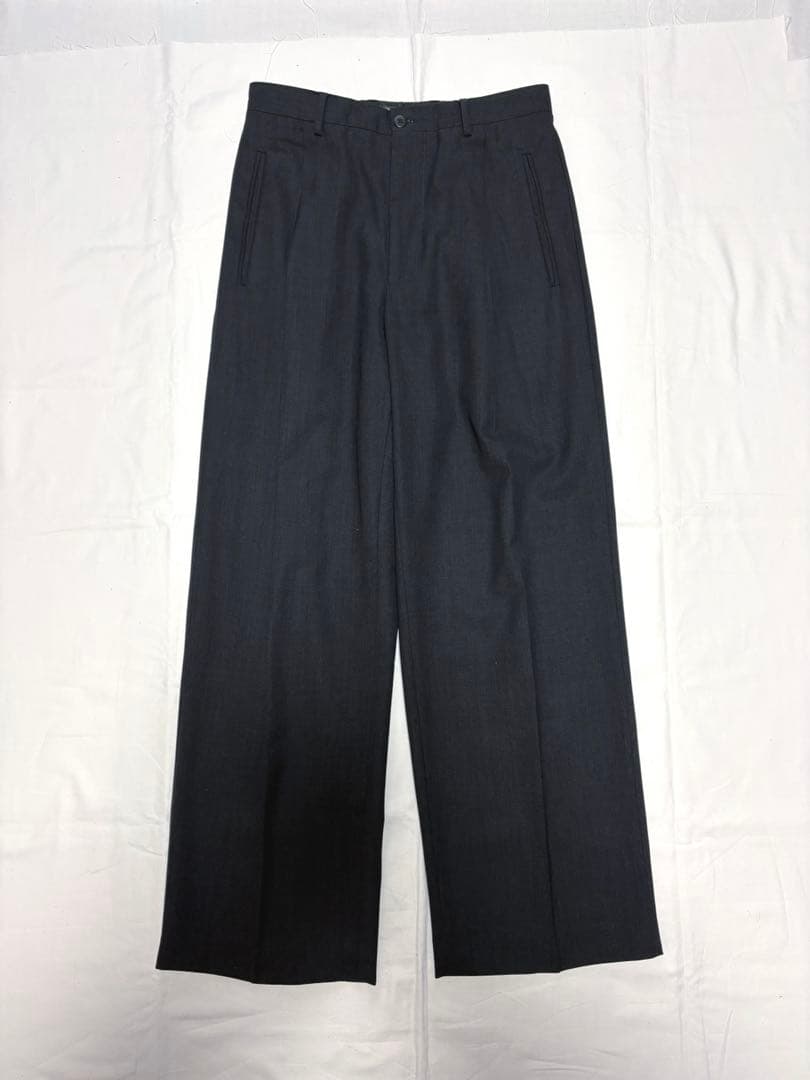 パンツ 90s giorgio armani wide slacks (46)black
