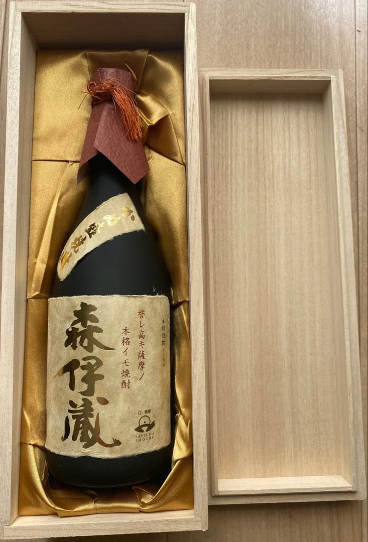 本日限定値下　新品未開封　森伊蔵 焼酎 木箱入り　720ml